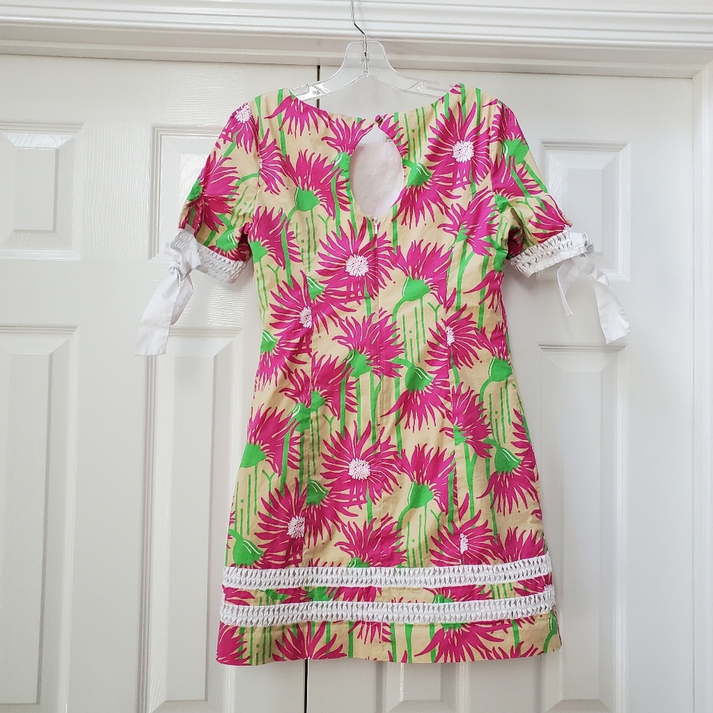 Lilly Pulitzer Coastal Kiss Daisy Lace Dress Size 4 - Picture 5 of 7